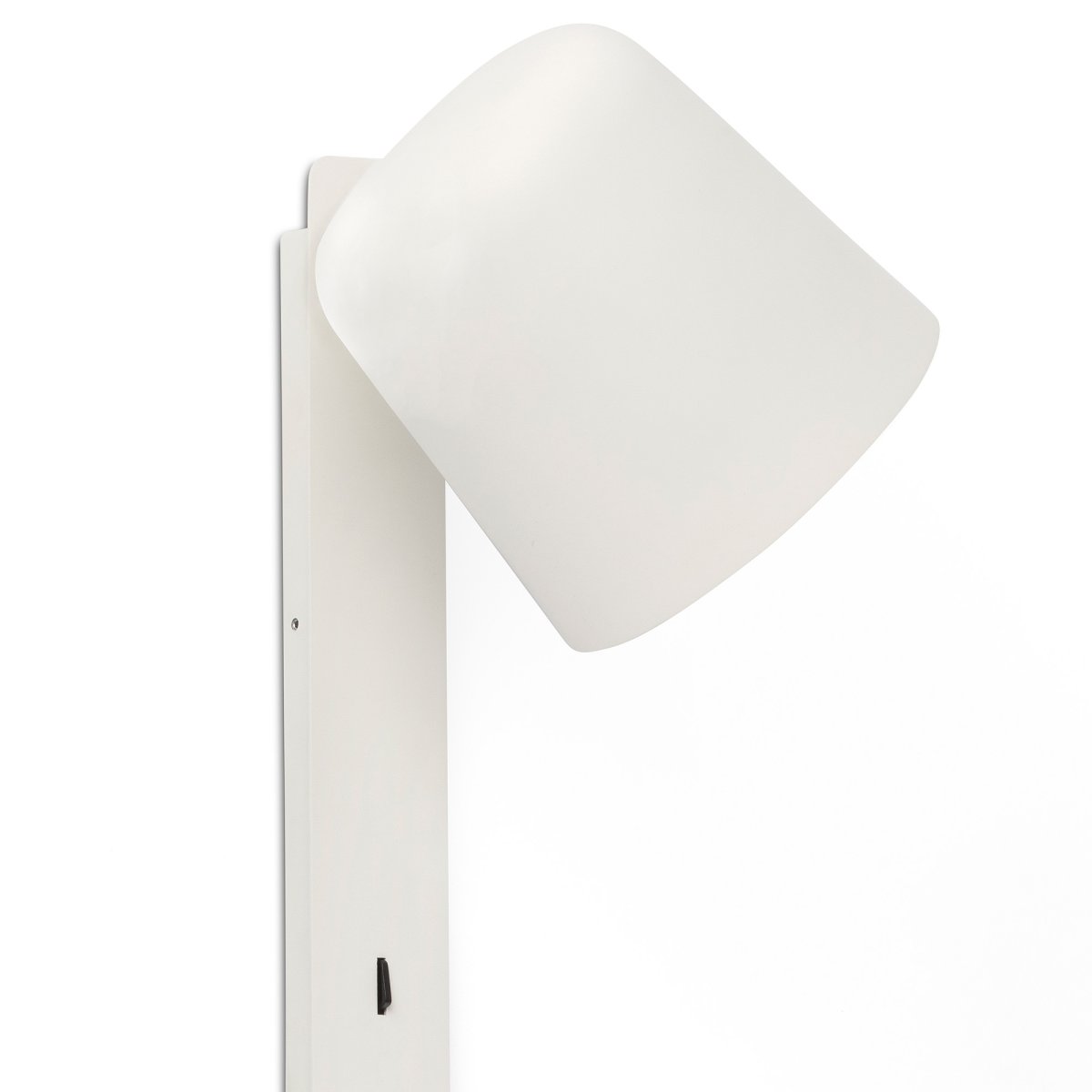 Tila 46cm Blanc lampe de lecture De Faro Barcelona - Tila est une &eacute;l&eacute;gante applique murale sign&eacute;e Estudi Ribaudia, id&eacute;ale pour les chambres et les coins lecture.