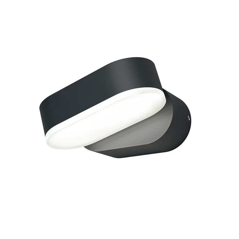 Mini Spot I Gris foncé lampe d’extérieur De Osram - Med en rotationsvinkel p&aring; 320&deg; kan den justeras f&ouml;r att rikta ljuset d&auml;r det beh&ouml;vs, vilket g&ouml;r den perfekt f&ouml;r att belysa specifika omr&aring;den eller skapa en atmosf&auml;risk effekt.