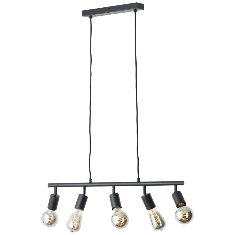 Tiffany 63cm Noir mat suspension De Brilliant - Il est recommandé de l'installer au dessus de la table à manger ou dans la cuisine.