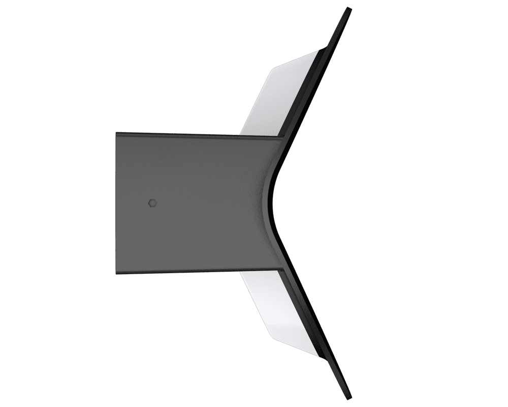 Chip Flex 15cm Noir applique murale De Westal - 