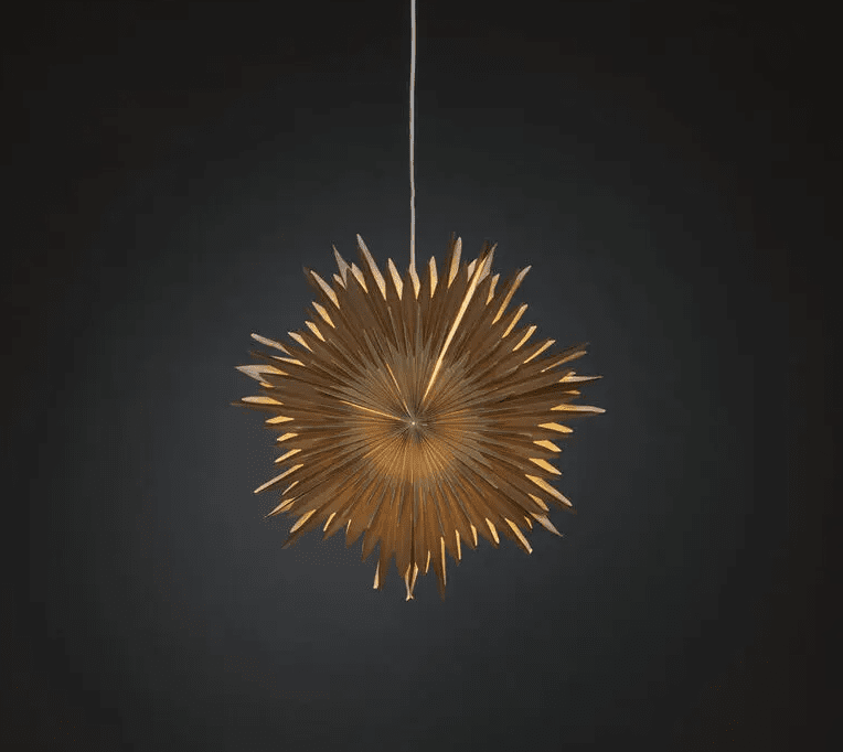 Étoile En Papier Ø46 Brun De Konstsmide - Illuminez l'obscurit&eacute; du mois de d&eacute;cembre avec cette magnifique &eacute;toile en papier dans une nuance de marron.