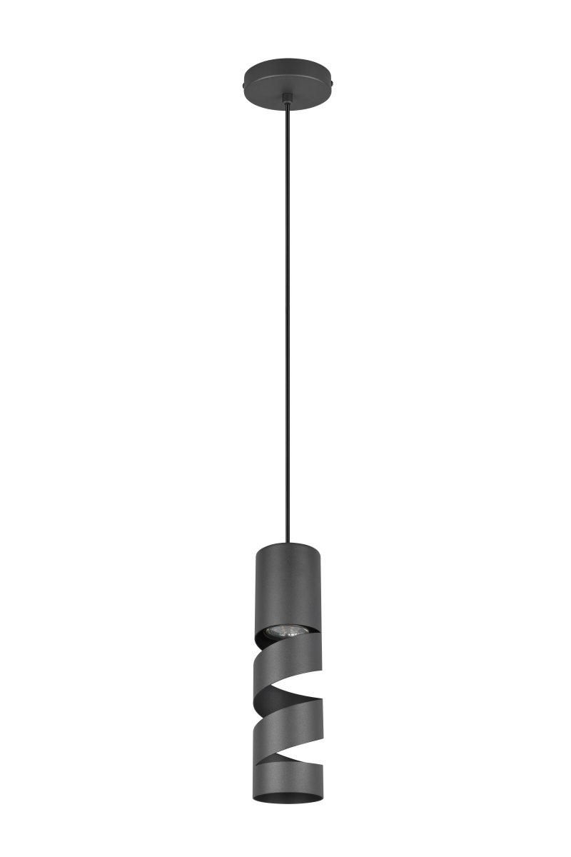 Stream 28cm Noir suspension De Trio Lighting - 