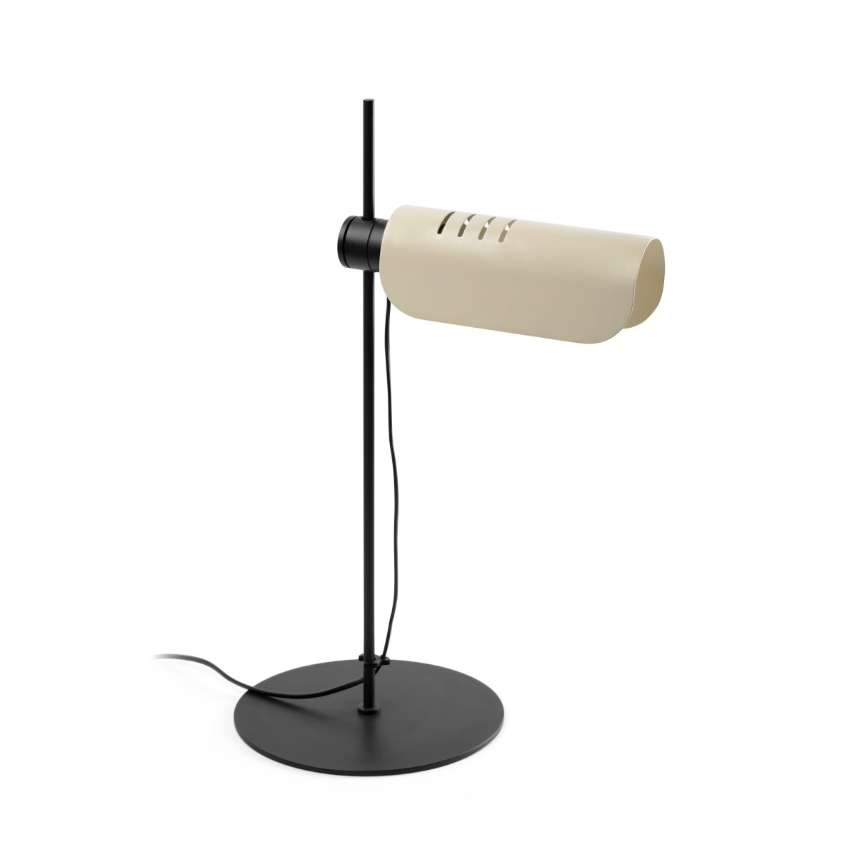 Martinica 53cm Beige lampe de bureau De Faro Barcelona - Une lampe qui rompt avec l'aust&eacute;rit&eacute; et invite &agrave; jouer avec la lumi&egrave;re, aussi bien dans les espaces r&eacute;sidentiels que publics.