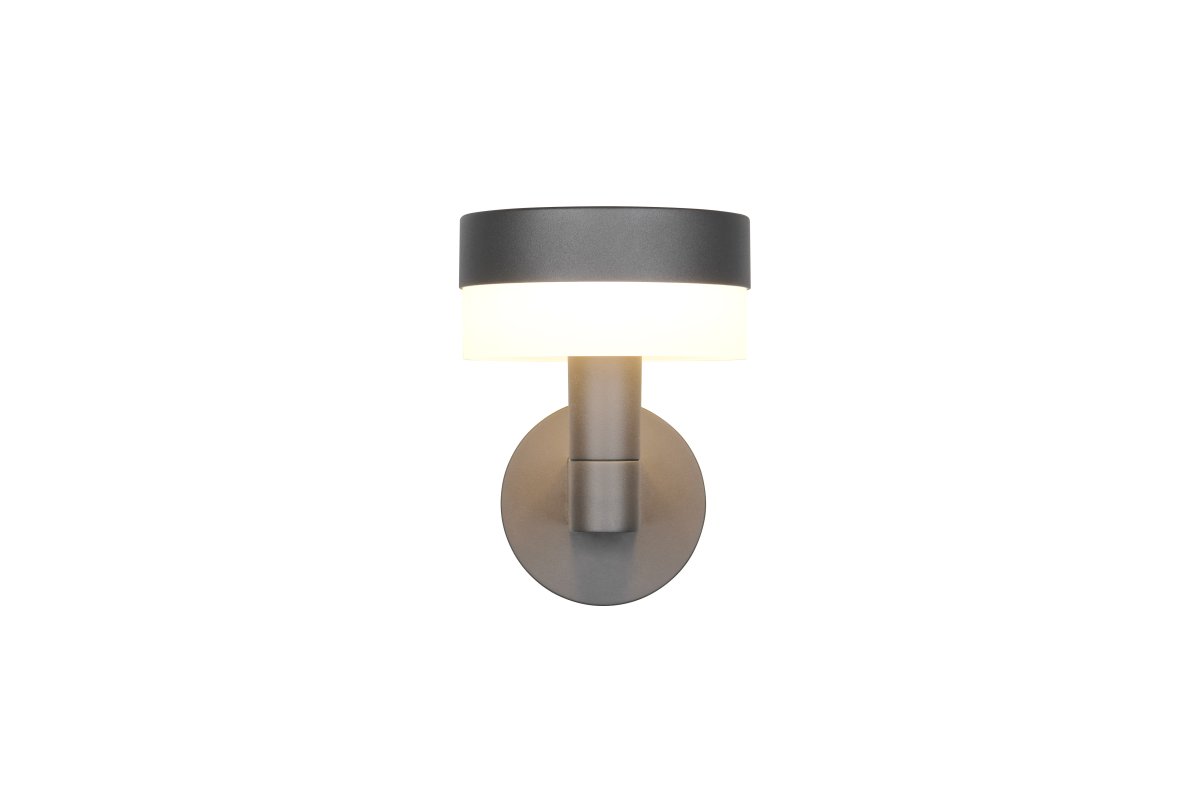 Mackenzie 22cm Anthracite lampe d’extérieur De Trio Lighting - Mackenzie est un &eacute;clairage de fa&ccedil;ade moderne et de haute qualit&eacute; avec un design &eacute;l&eacute;gant en anthracite.