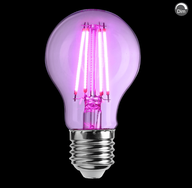 E27 LED pour plantes 6W Rose De Unison - 