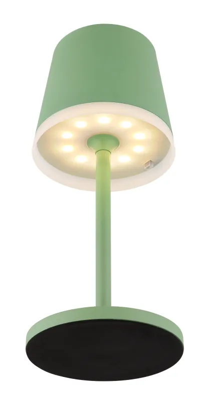 Bordslampa LED Vert lampe solaire De Globo Lighting - Den diskreta designen sm&auml;lter in i alla milj&ouml;er och med IP44-klassning &auml;r den t&aring;lig mot v&auml;der och vind.