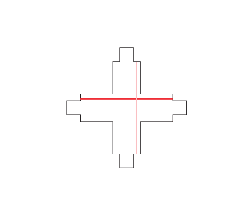 Connecteur En X Blanc De Belid - 