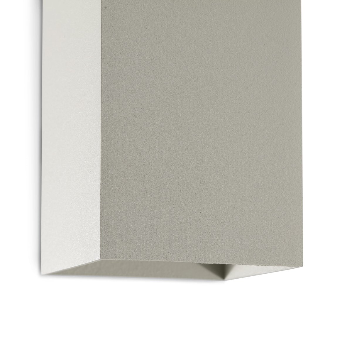 Lune 10cm Gris applique murale De Faro Barcelona - Son design compact allie un &eacute;clairage fonctionnel et efficace &agrave; une esth&eacute;tique &eacute;pur&eacute;e et moderne.