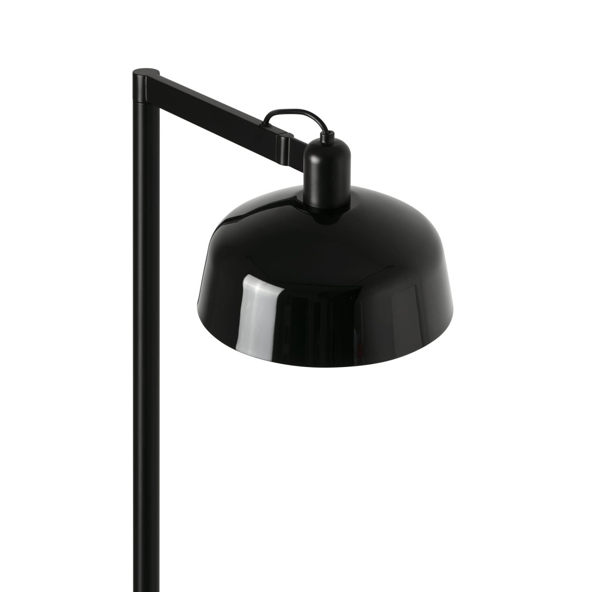 Tatawin Noir lampadaire De Faro Barcelona - Fourni avec un c&acirc;ble de 200 cm, une p&eacute;dale et une prise.