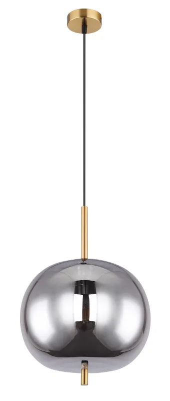 Blacky Ø30 Laiton suspension De Globo Lighting - En stilren armatur som skapar en st&auml;mningsfull och elegant belysning i ditt hem,&nbsp;perfekt i vardagsrum eller matsal.