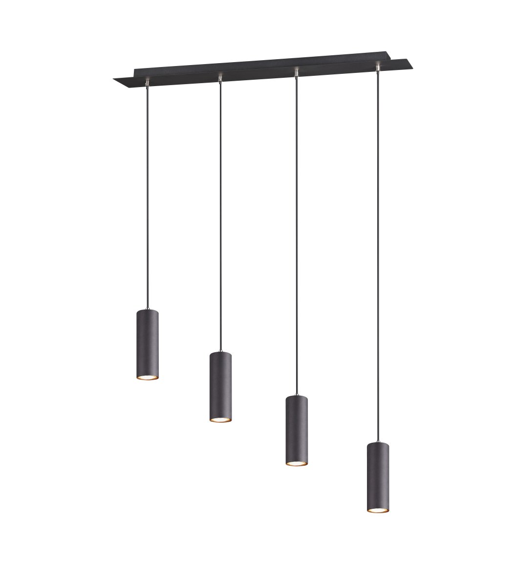 Marley 75cm Noir suspension De Trio Lighting - 