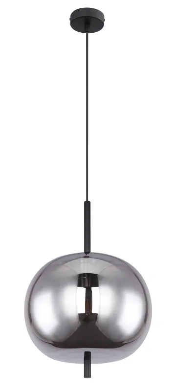 Blacky Ø30 Noir suspension De Globo Lighting - Blacky &auml;r en stilren armatur som skapar en st&auml;mningsfull och elegant belysning i ditt hem,&nbsp;perfekt i vardagsrum eller matsal.