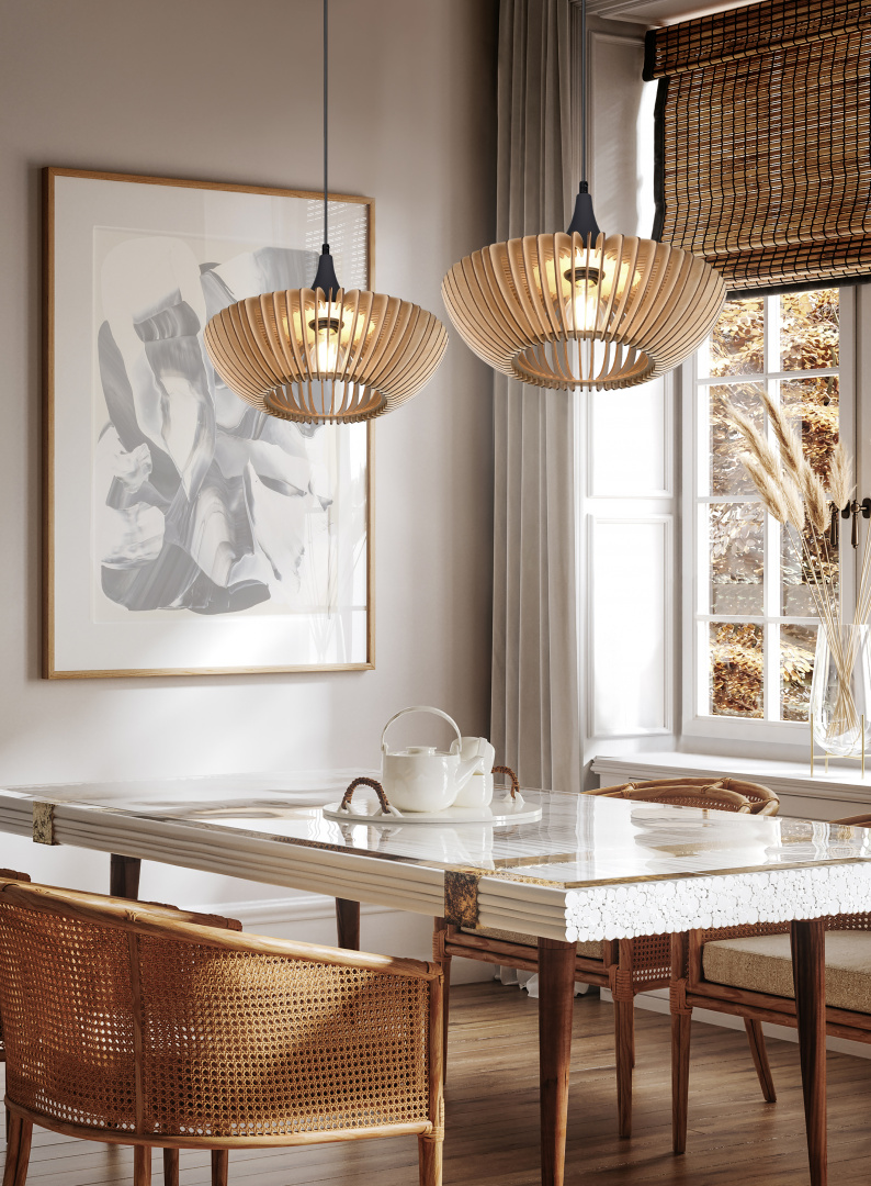 Colino Ø40 Nature suspension De Trio Lighting - 