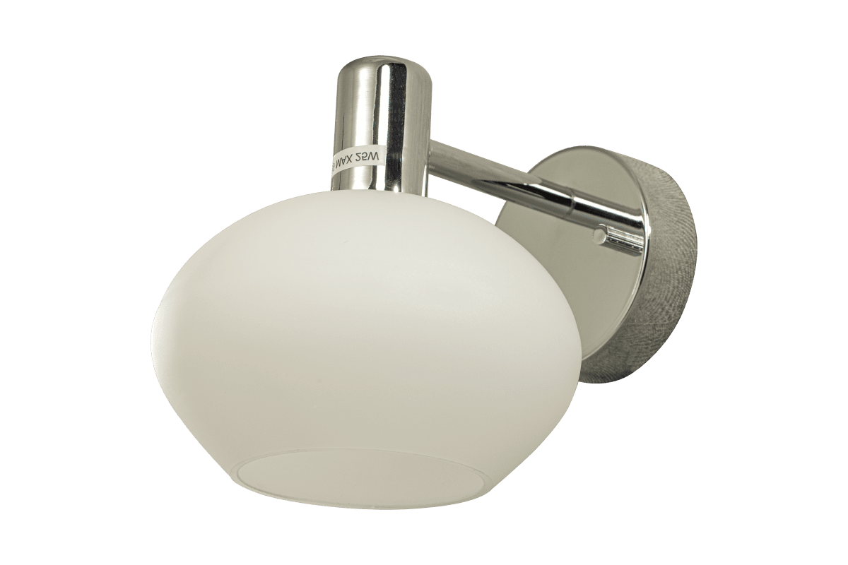 Elba Ø15 Chrome lampe de salle de bain De Aneta Lighting - L'applique murale Elba est un luminaire de salle de bain moderne qui s'int&egrave;gre parfaitement au-dessus ou &agrave; c&ocirc;t&eacute; du miroir.
