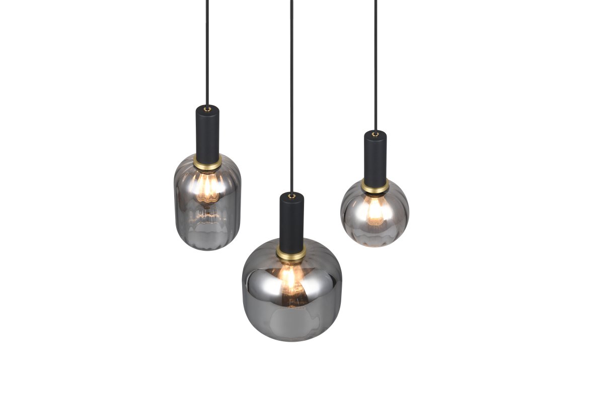 Diva Ø30 Gris fumé suspension De Trio Lighting - 