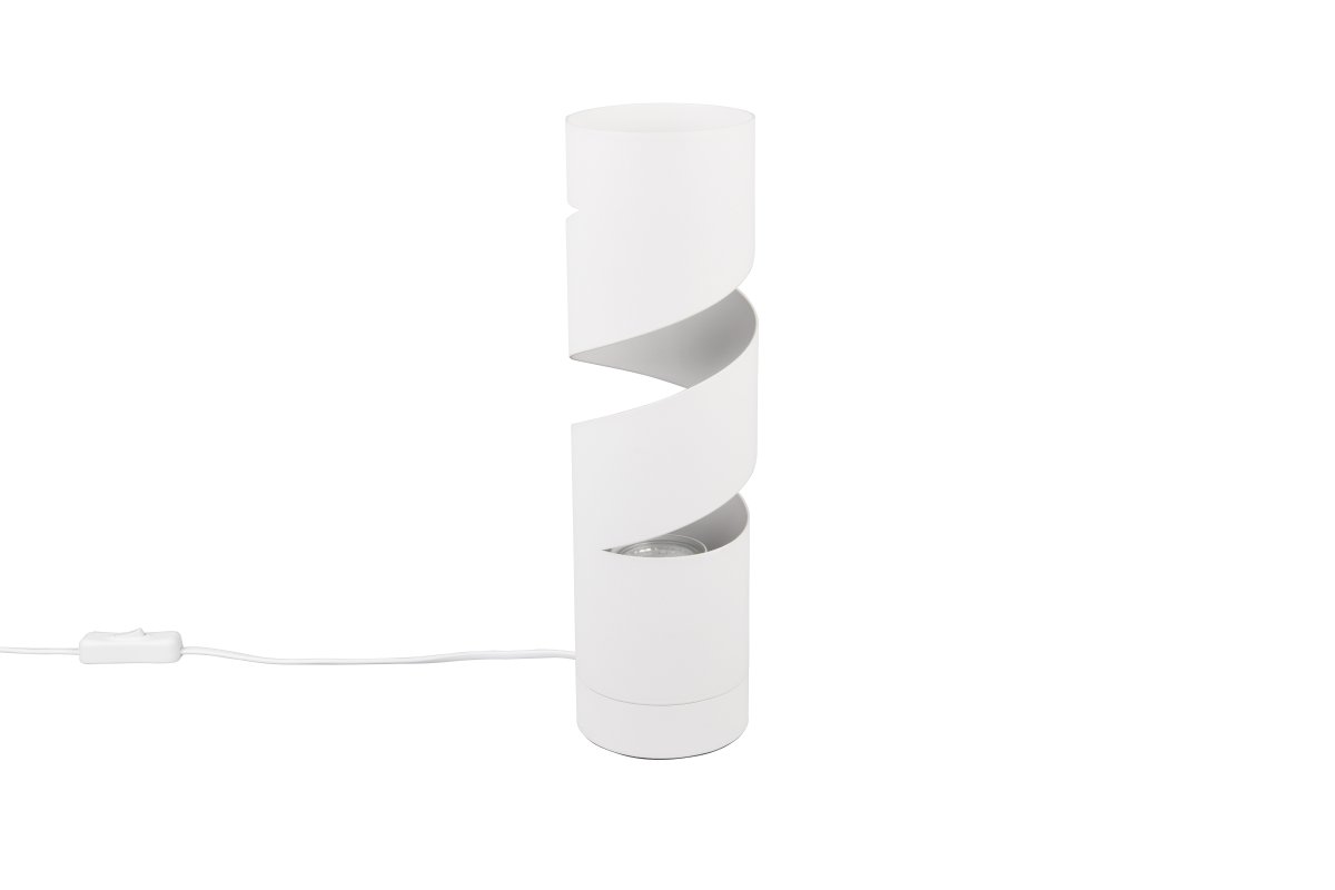 Stream 35cm Blanc lampe de table De Trio Lighting - 