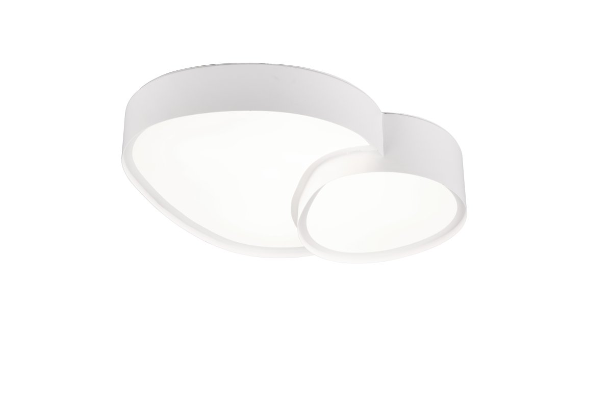 Rise 43cm Blanc plafonnier De Trio Lighting - 