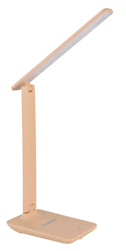Bulla 56cm Orange lampe de bureau De Globo Lighting - Med en ljusstyrka p&aring; 350 lumen ger den behagligt ljus, och det medf&ouml;ljande USB-kabeln och adaptern g&ouml;r den extra praktisk.