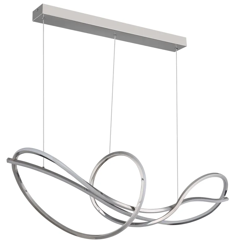 Iduna 110cm Chrome suspension De Globo Lighting - La température de couleur réglable de 2700 K à 6000 K vous permet d'adapter l'éclairage à vos préférences et de créer l'atmosphère idéale pour chaque occasion.