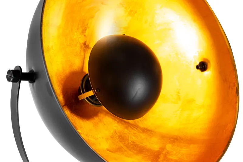 Timo Noir lampadaire De Globo Lighting - Timo&nbsp;&auml;r en modern golvlampa med en industriell touch som ger rummet en varm och inbjudande atmosf&auml;r.