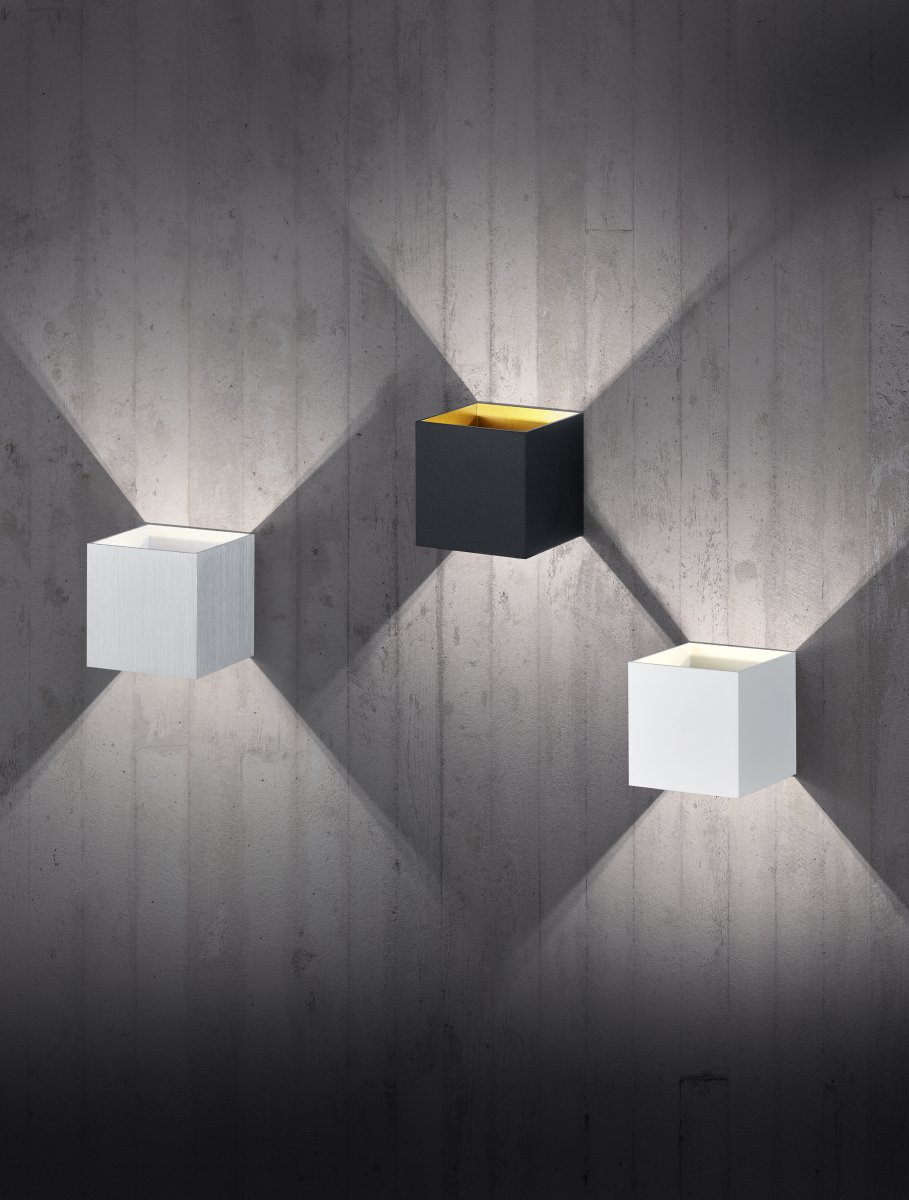 Louis 10cm Blanc applique murale De Trio Lighting - 