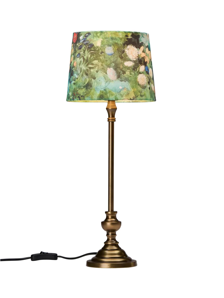 Andrea 53cm Vert lampe de table De PR Home - La lampe de table Andrea, avec l'abat-jour "Flowers", cr&eacute;e un beau look et devient un accroche-regard dans la pi&egrave;ce.