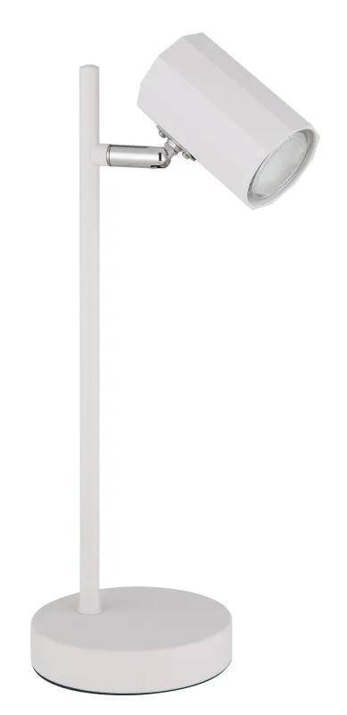 James 35cm Blanc lampe de bureau De Globo Lighting - James &auml;r en modern och funktionell bordslampa som imponerar b&aring;de estetiskt och tekniskt.