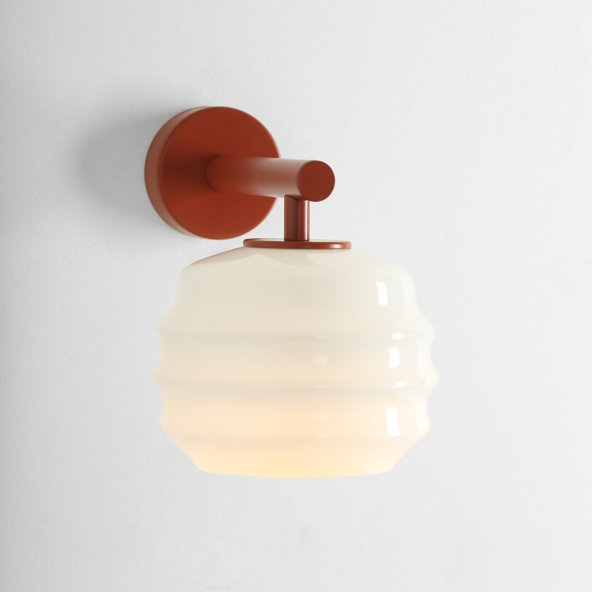 Puff 23cm Terre cuite applique murale De Artera - Puff émet une lumière douce et agréable, créant une ambiance cosy.