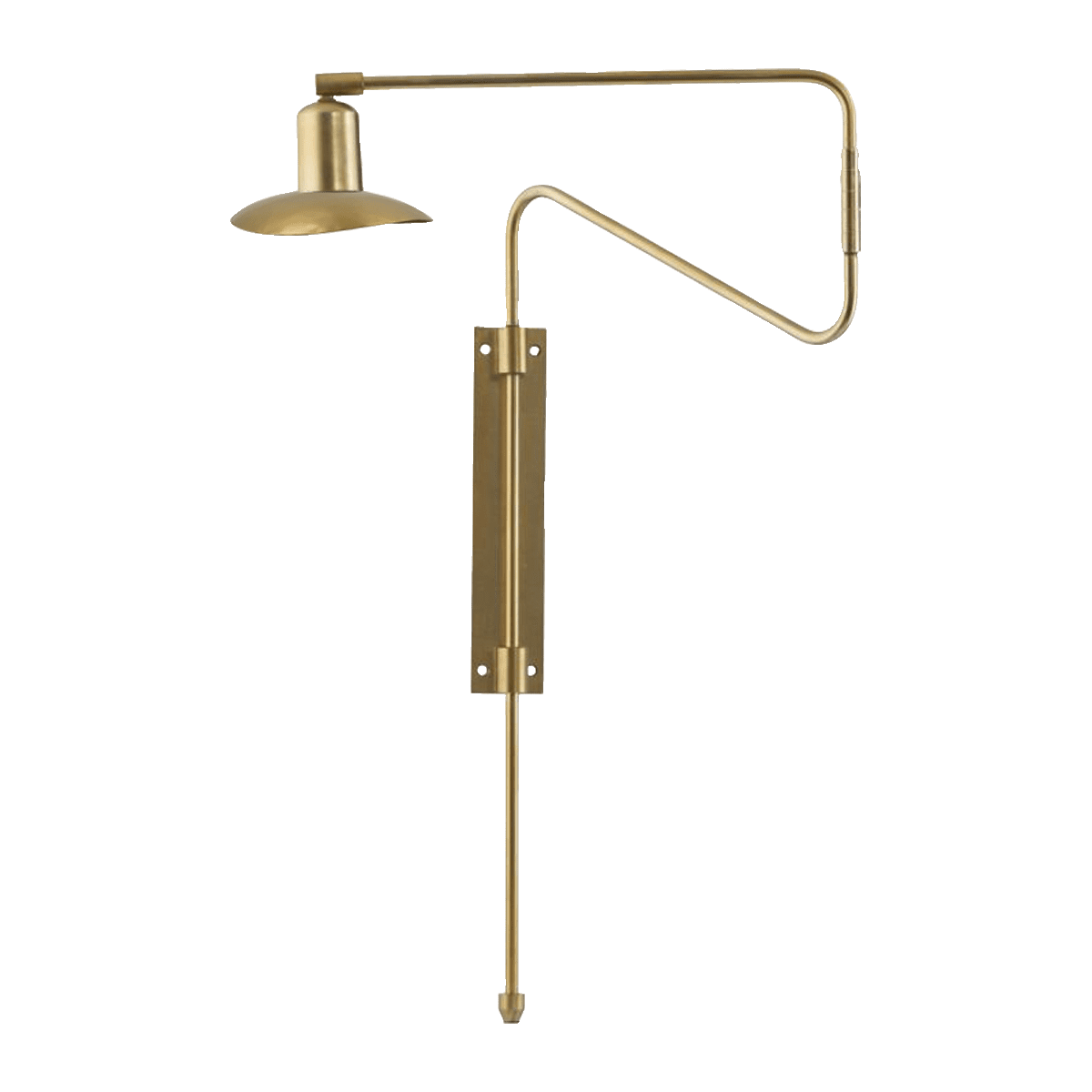 Swing 35cm Laiton applique murale De House Doctor - Ajoutez une touche d'&eacute;l&eacute;gance &agrave; votre maison avec cette &eacute;l&eacute;gante applique murale au style swing distinctif avec une finition en laiton.