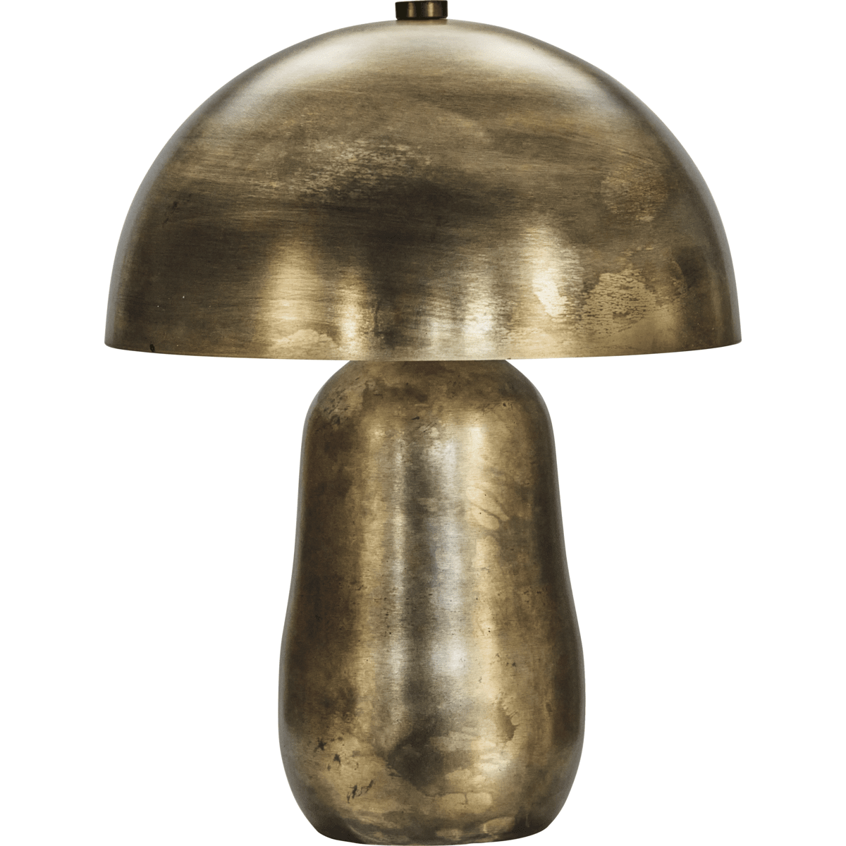 Roomie 33cm Laiton antique lampe de table De House Doctor - L'abat-jour blanc à l'intérieur reflète une belle lumière et crée un éclairage indirect qui ajoute de la chaleur et du style au salon ou à la chambre.