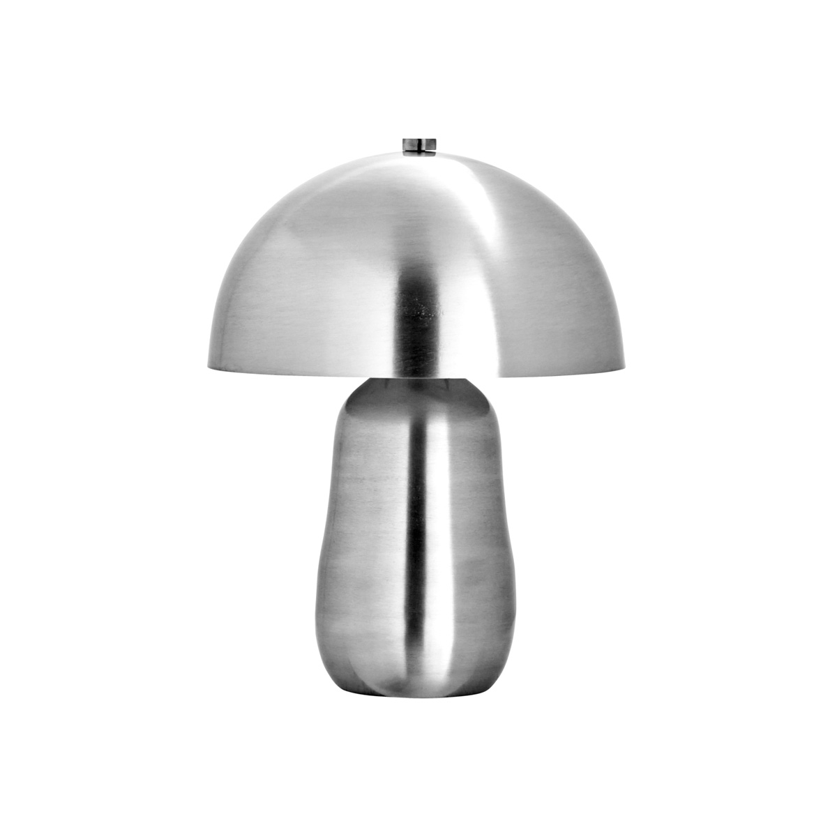 Roomie 33cm Argent brossé lampe de table De House Doctor - Moderne et &eacute;l&eacute;gante sur un bureau, une touche personnelle sur une table de chevet ou comme &eacute;l&eacute;ment d&eacute;coratif dans un salon, cette lampe sublimera n'importe quelle pi&egrave;ce avec une subtile finesse.