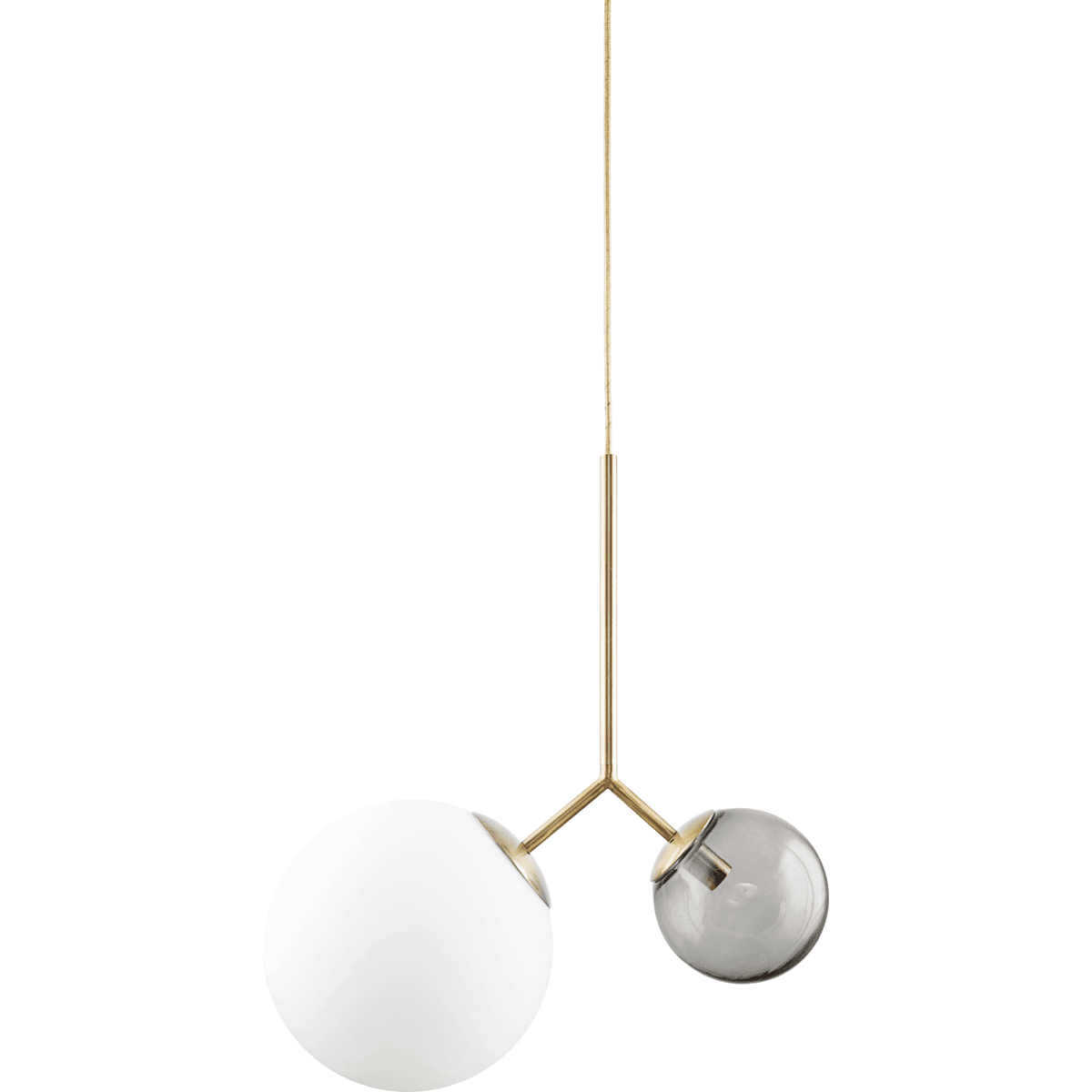 Twice 70cm Laiton suspension De House Doctor - Utilisez-le au-dessus de la table &agrave; manger, dans la cuisine ou dans le salon et cr&eacute;ez une brillance merveilleuse et unique &agrave; l'int&eacute;rieur.