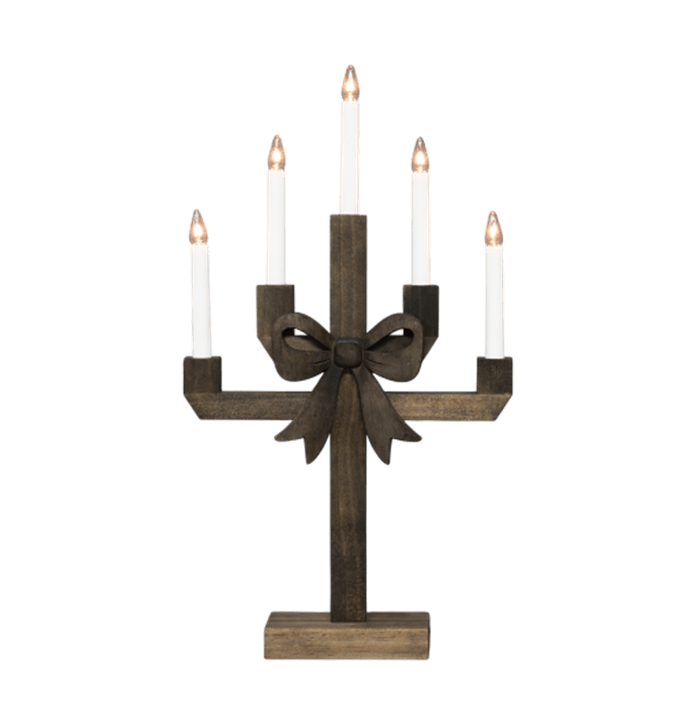 Kerstin Tache brune De Pixie Design - Avec sa forme classique et son joli n&oelig;ud, Kerstin constitue une ravissante d&eacute;coration de No&euml;l, id&eacute;ale pour une fen&ecirc;tre, un bureau ou une table d'appoint.