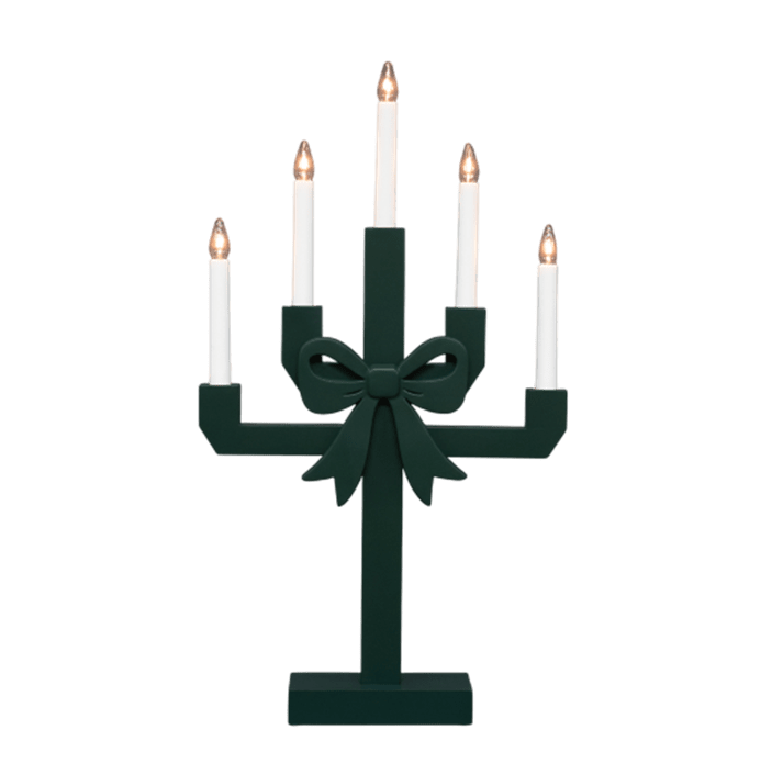 Kerstin vert foncé De Pixie Design - Avec sa forme classique et son n&oelig;ud accrocheur, Kerstin est une ravissante d&eacute;coration de No&euml;l, id&eacute;ale pour une fen&ecirc;tre, un bureau ou une table d'appoint.