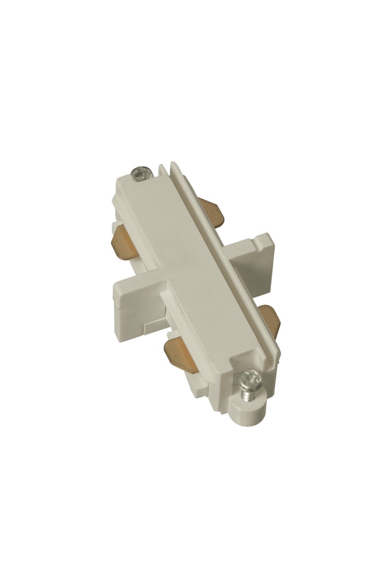 Connecteur Droit Blanc mat De Aneta Lighting - Connexion droite pour le syst&egrave;me ferroviaire Trackline d'Aneta.
