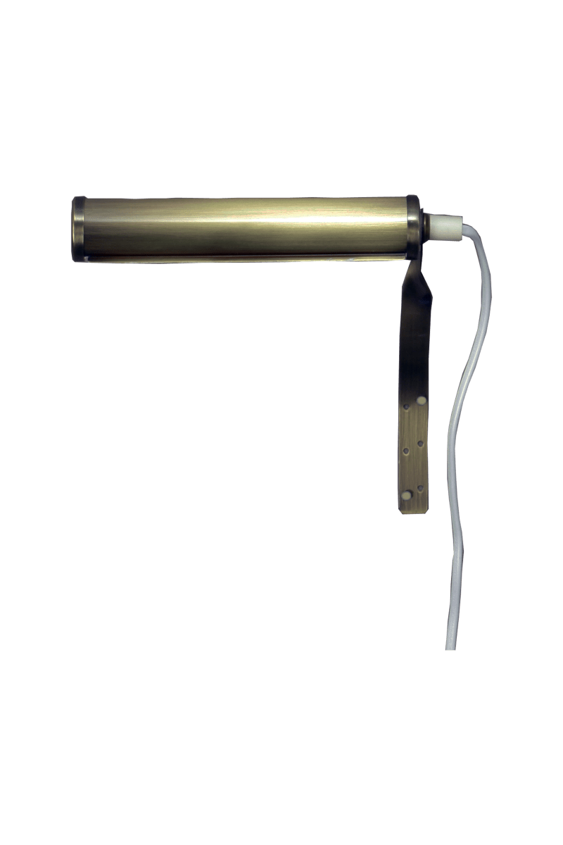 Picasso 23cm Laiton antique De Aneta Lighting - La lampe pour tableau Picasso est une élégante lampe en métal à la finition laiton antique.