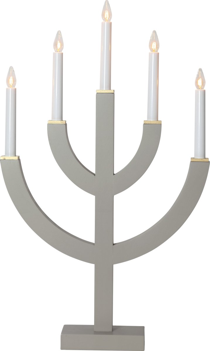 Anno Beige De Star Trading - Le chandelier est &agrave; la fois moderne et traditionnel et s'int&egrave;gre parfaitement dans une fen&ecirc;tre ou sur une table.
