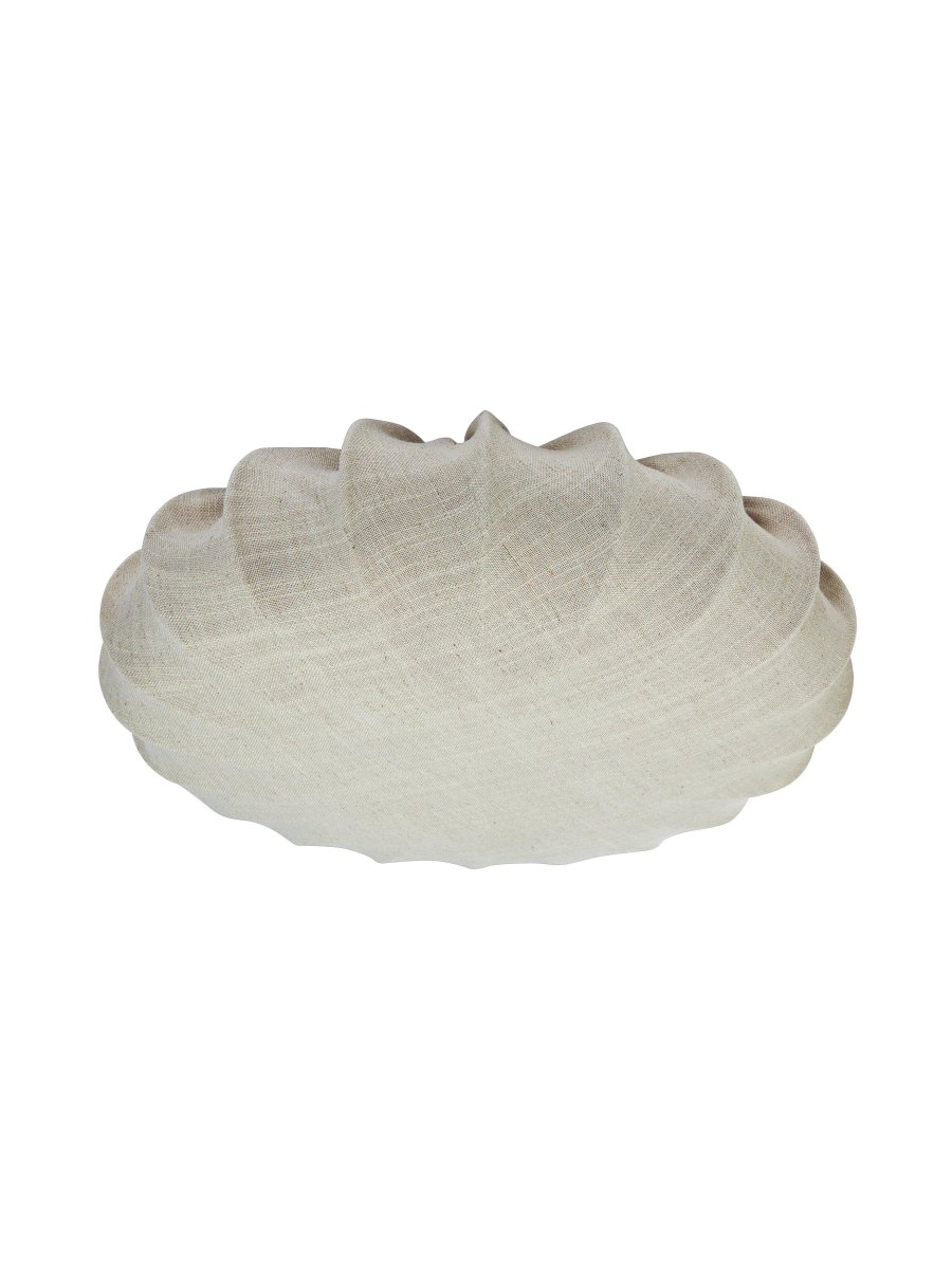 Florenzo Ø56 Gris plafonnier De PR Home - Plafonnier en tissu de lin avec une belle structure.