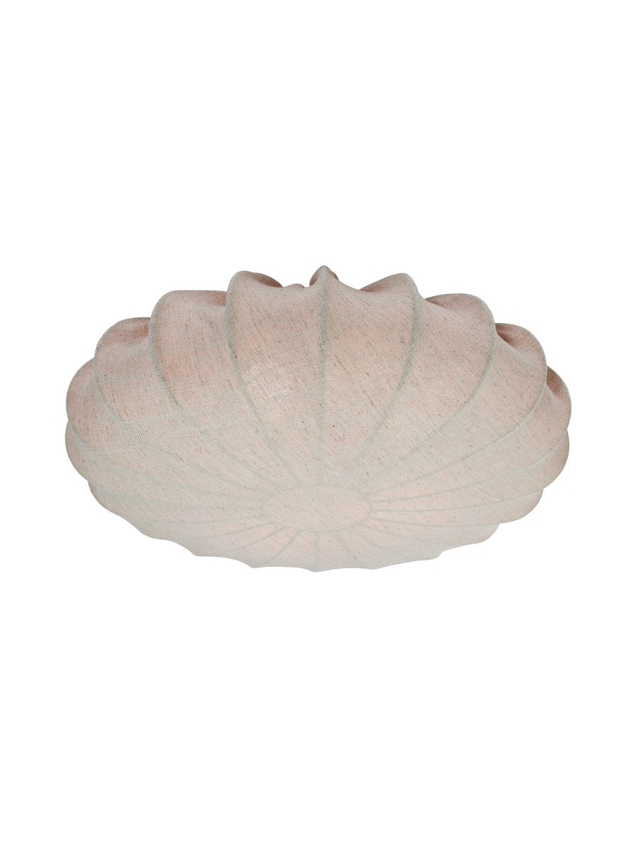 Florenzo Ø56 Gris plafonnier De PR Home - Plafonnier en tissu de lin avec une belle structure.