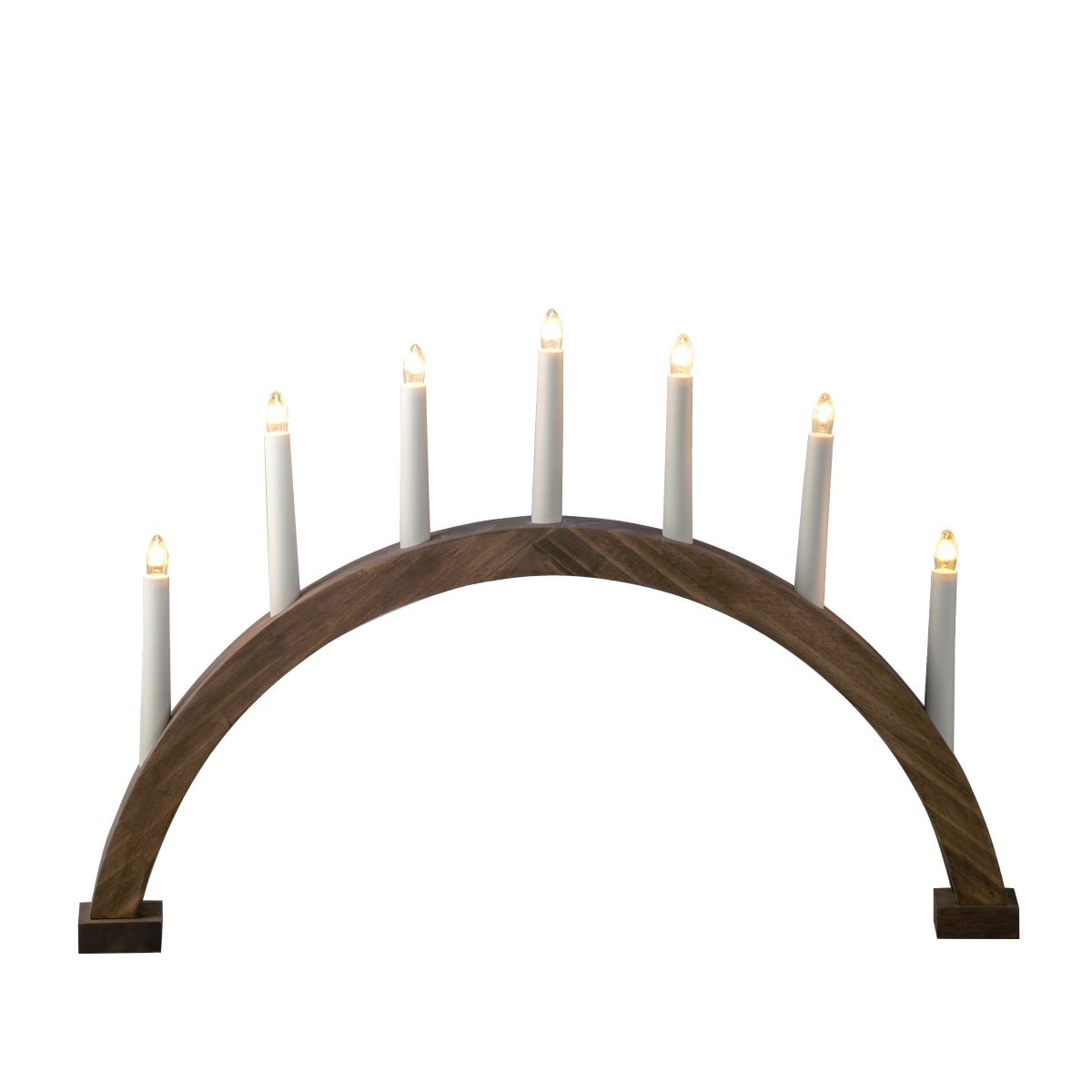 Arch 7 Lights Brun De Konstsmide - Comprend un c&acirc;ble de 1,7 m, un interrupteur marche/arr&ecirc;t et une prise.