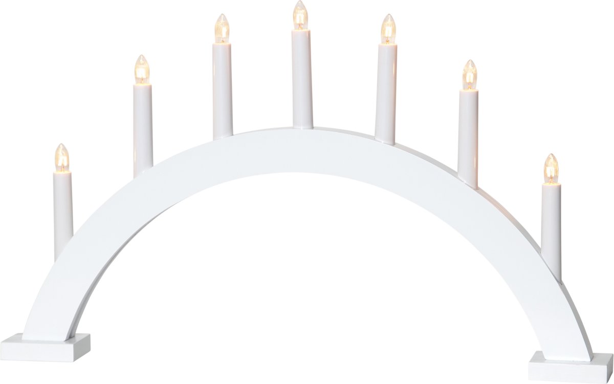 Trapp Blanc De Star Trading - Livr&eacute; avec un c&acirc;ble blanc de 1,8 m, un interrupteur d'alimentation et une prise.