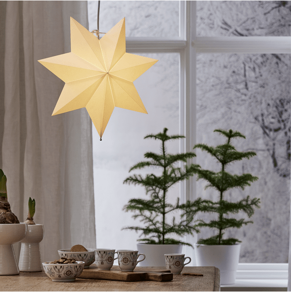 Polar Ø40 Blanc De Star Trading - Le système de suspension, le pied de lampe et l'ampoule ne sont pas inclus.
