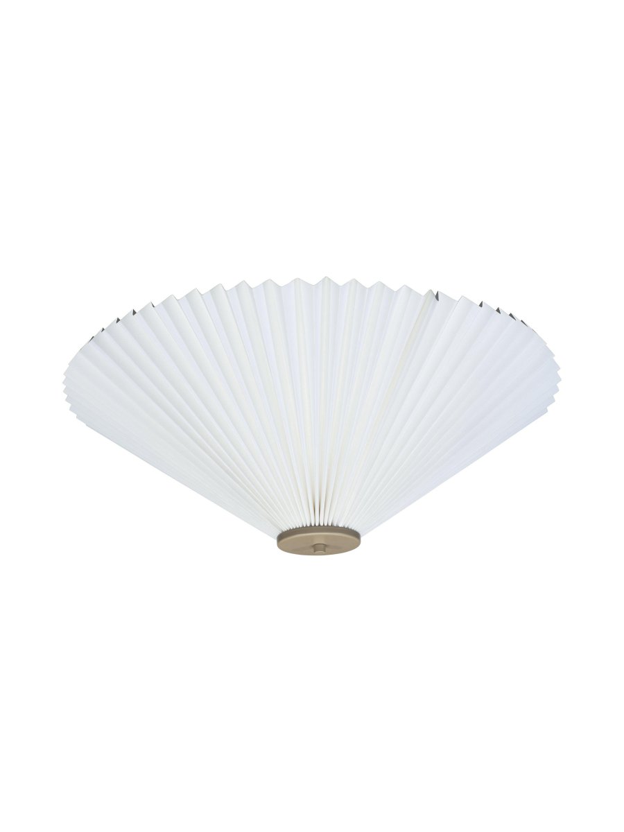 Dora Ø60 Blanc plafonnier De PR Home - Le luminaire dispose de 3 douilles E14 et est pr&eacute;par&eacute; pour la mise &agrave; la terre et la suspension par crochet sur une douille de plafond existante.