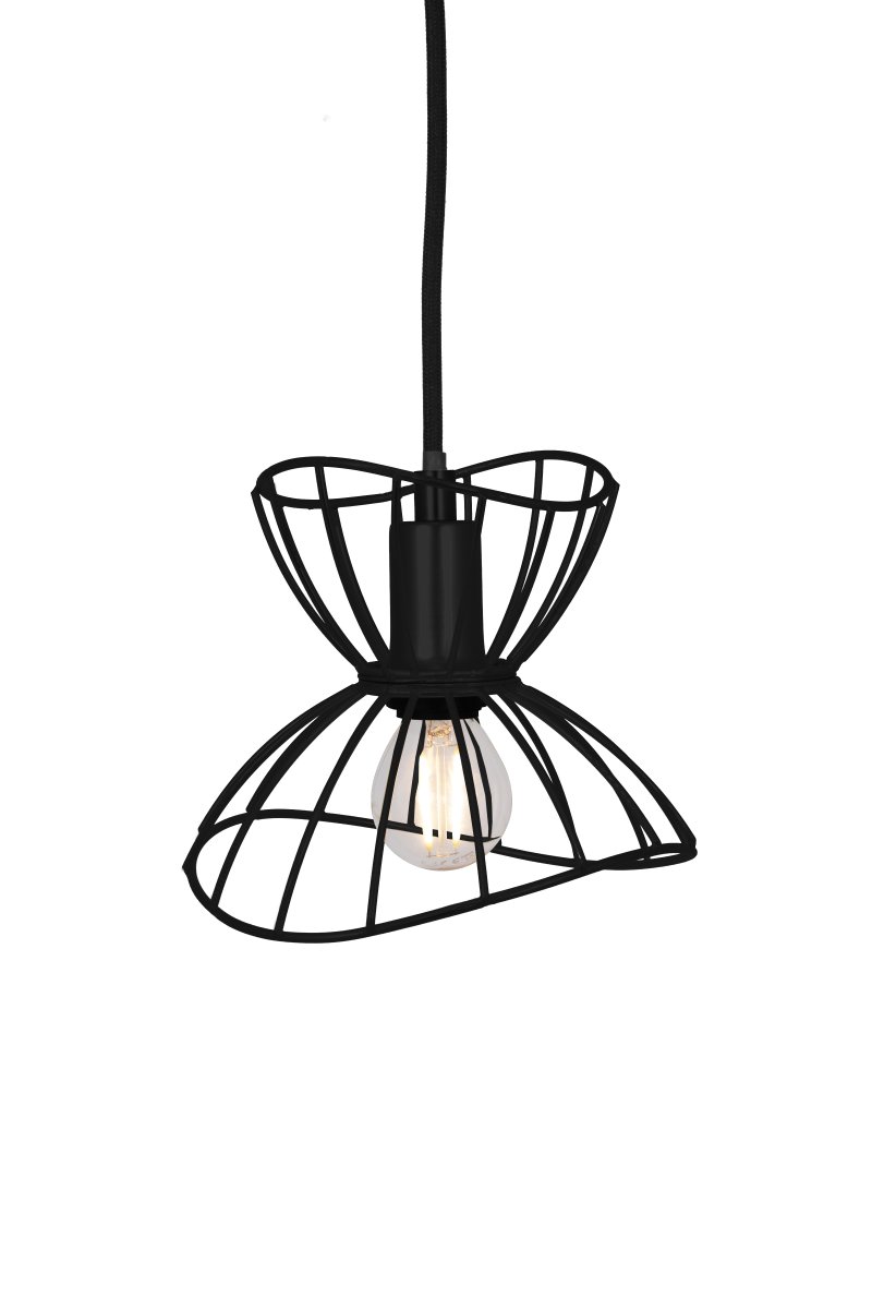 Ray Ø16 Noir lampe de fenêtre De Globen Lighting - Ray est une applique murale en métal aux formes organiques et légèrement incurvées.