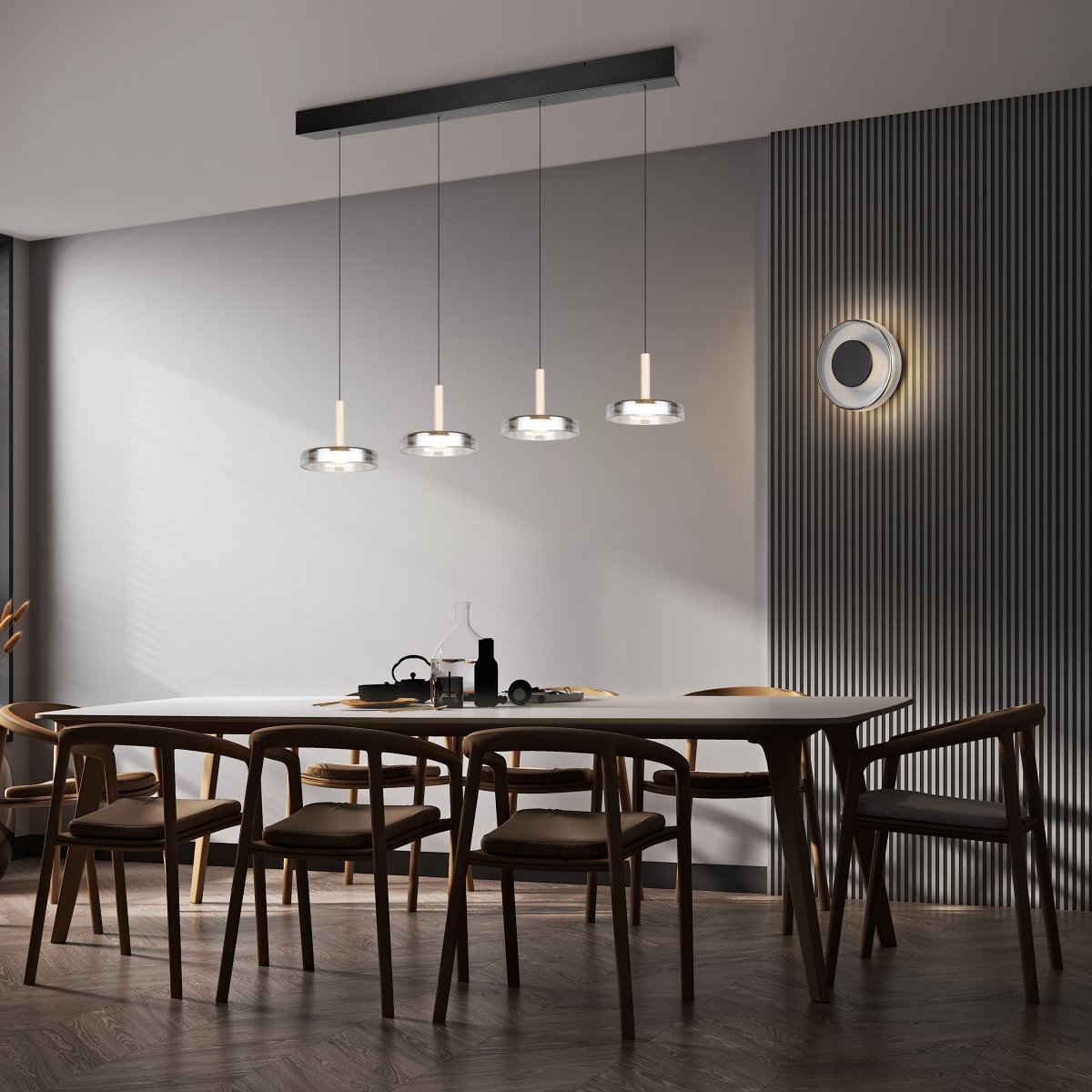 Celeste Ø22 Noir applique murale De Trio Lighting - 