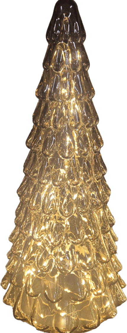 Épicéa 30cm Brun De Pixie Design - Ce sapin aux formes &eacute;l&eacute;gantes est orn&eacute; d'une guirlande de 100 petites LED diffusant une douce lumi&egrave;re blanche chaude.