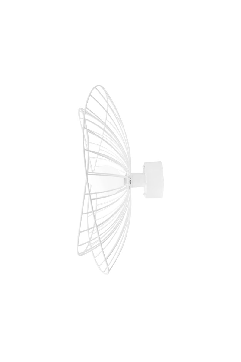 Ray Ø60 Blanc applique murale De Globen Lighting - La prise de plafond pour le montage au plafond est disponible séparément.