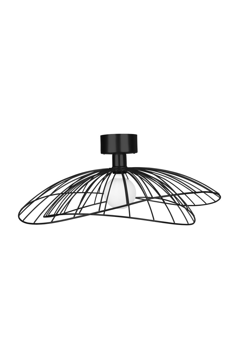 Ray Ø60 Noir applique murale De Globen Lighting - Une fois fix&eacute; au plafond, le luminaire est dimmable.