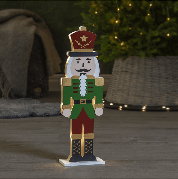 Nutcracker 52cm Multicolore De Star Trading - D&eacute;corez votre bureau ou une &eacute;tag&egrave;re avec ce casse-noisette pendant les f&ecirc;tes de No&euml;l et de l'Avent.