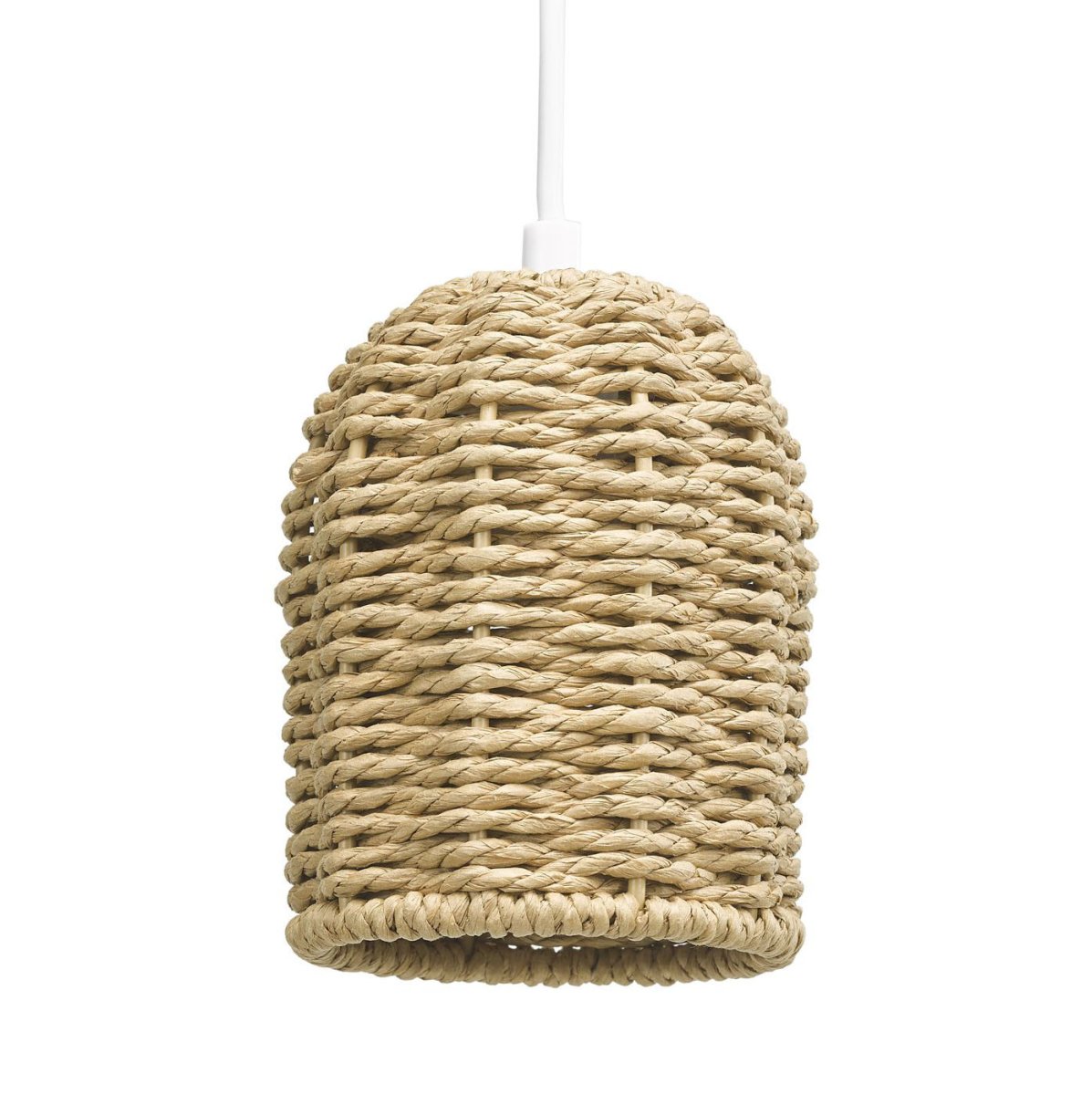 Zoe Ø10 Nature lampe de fenêtre De Oriva - Cette lampe de fenêtre naturellement belle en fibre naturelle tissée crée une atmosphère chaleureuse et accueillante à la fenêtre.
